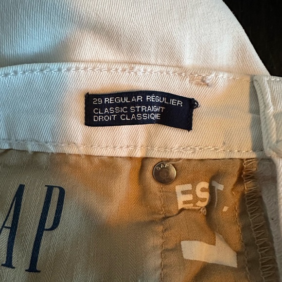 GAP white stretch denim jeans - Picture 3 of 5
